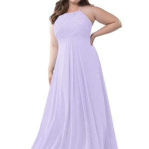 Azazie lilac bridesmaid dress (A24)